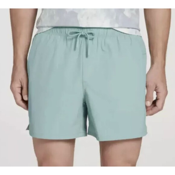 Men's VRST 5" Inseam Woven Nylon Dusty Teal Heather Running Shorts Size 2XL NEW - Picture 1 of 9